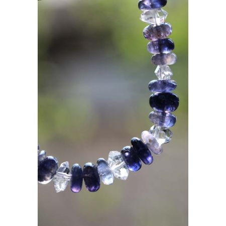 Iolith - Herkimer Energiearmband