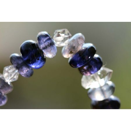 Iolith - Herkimer Energiearmband