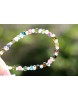 Turmalin, bunt + Herkimer - Energiearmband