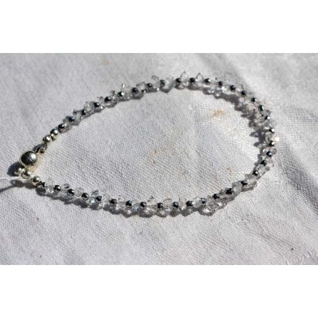 Herkimer+Hämatit Energiearmband, powerful healer