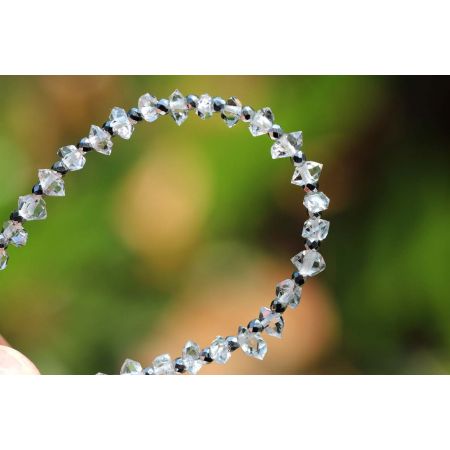 Herkimer+Hämatit Energiearmband, powerful healer