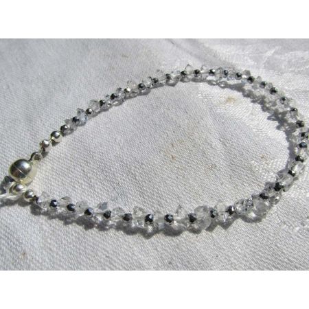 Herkimer+Hämatit Energiearmband, powerful healer