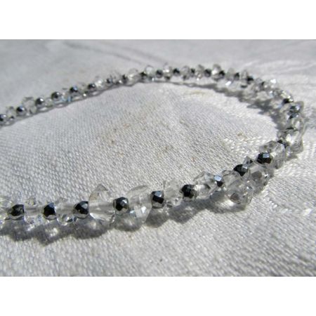 Herkimer+Hämatit Energiearmband, powerful healer