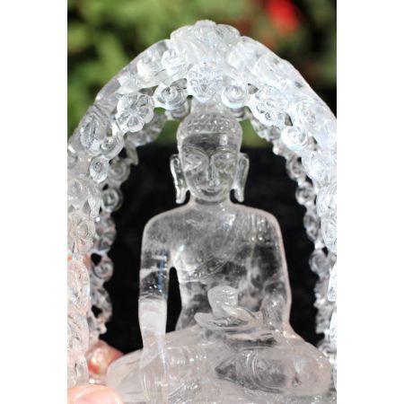 Bergkristall-Energie-Buddha