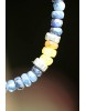 Saphir, gelb + blau - Energiearmband  -Glaube öffnet unsere Herzen-