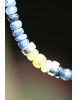 Saphir, gelb + blau - Energiearmband  -Glaube öffnet unsere Herzen-
