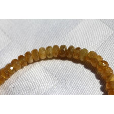 Saphir, gelb + blau - Energiearmband  -Glaube öffnet unsere Herzen-