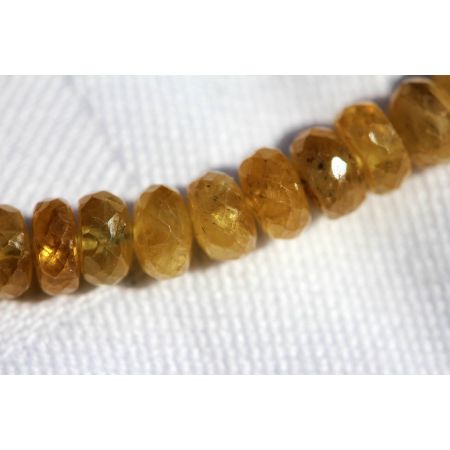 Saphir, gelb + blau - Energiearmband  -Glaube öffnet unsere Herzen-