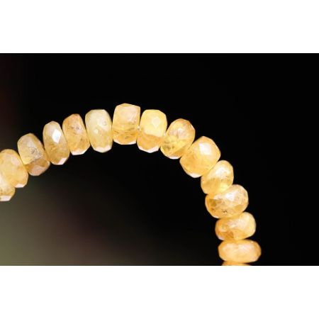 Saphir, gelb + blau - Energiearmband  -Glaube öffnet unsere Herzen-