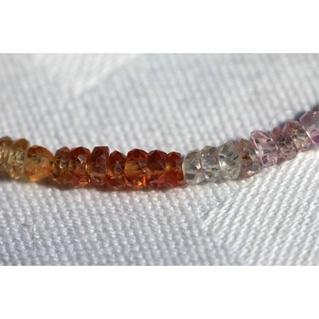 Saphir, gelb  - Energiearmband  -Glaube öffnet unsere Herzen-