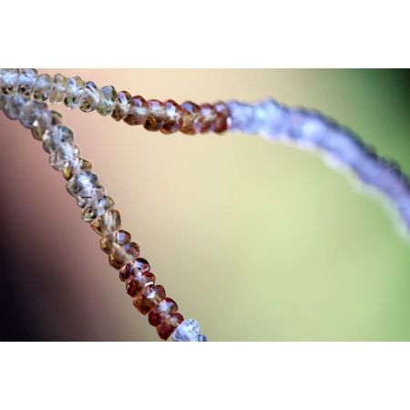 Saphir, gelb  - Energiearmband  -Glaube öffnet unsere Herzen-