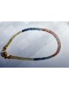 Saphir, bunt - Energiearmband  -Glaube öffnet unsere Herzen-