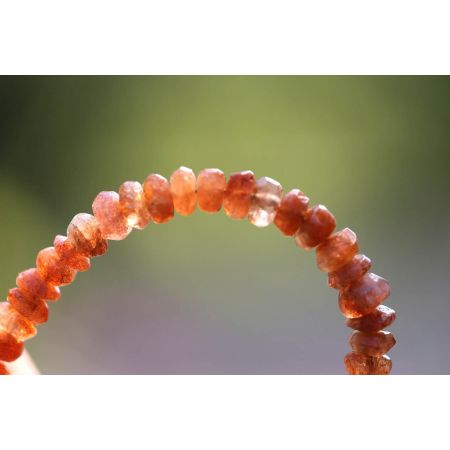 Saphir, bunt - Energiearmband  -Glaube öffnet unsere Herzen-