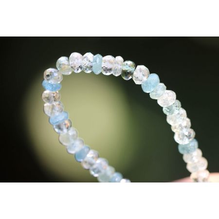 Labradorit-Bergkristall Energie-Armband