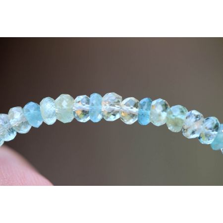 Labradorit-Bergkristall Energie-Armband