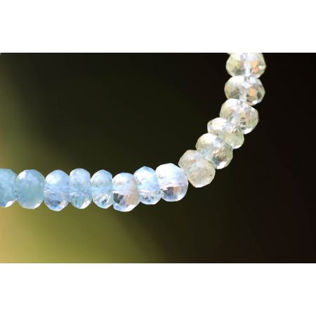 Beryll-Aquamarin-Energiearmband  - Die mitfühlende Seele -