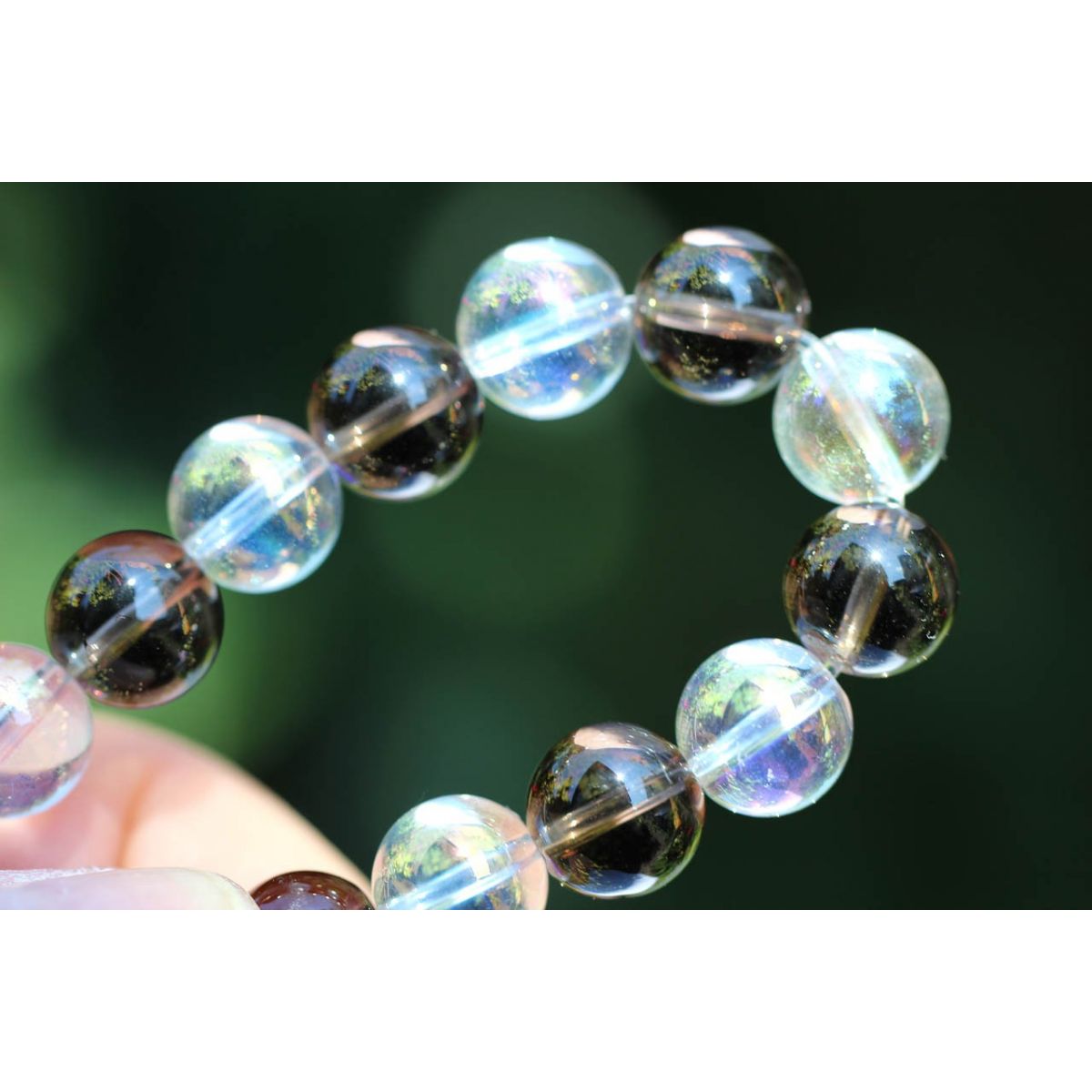 Beryll-Aquamarin-Energiearmband  - Die mitfühlende Seele -