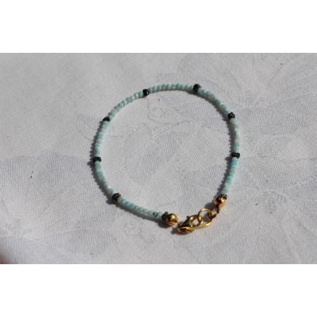 Larimar/Lapis-Energie-Armband   - Der Atlantisstein -