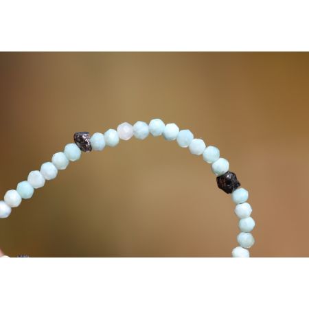 Larimar/Lapis-Energie-Armband   - Der Atlantisstein -