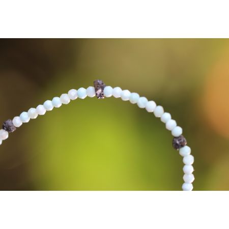 Larimar/Lapis-Energie-Armband   - Der Atlantisstein -