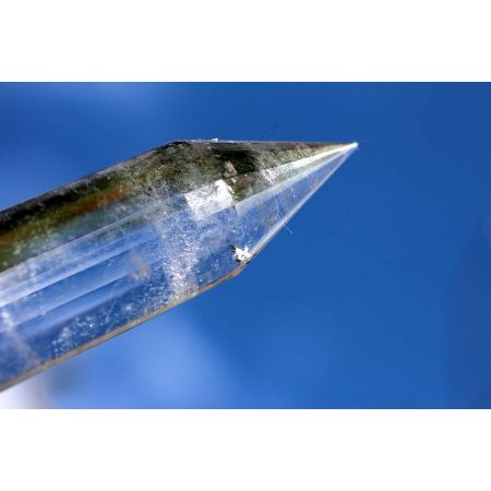Bergkristall/Lemuria-24 Facetten-Vogel - Energie-Shifter