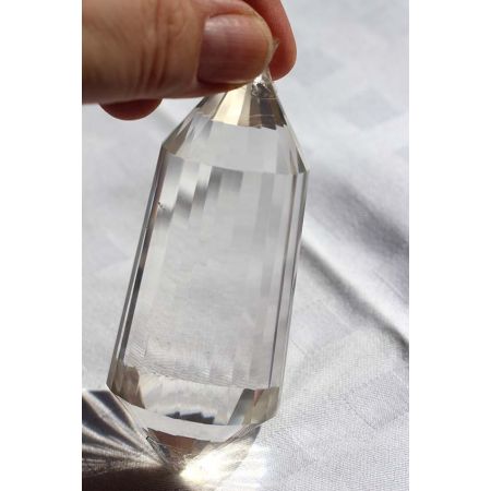 Bergkristall / Lemuria-24 Facetten-Vogel - Energie-Shifter