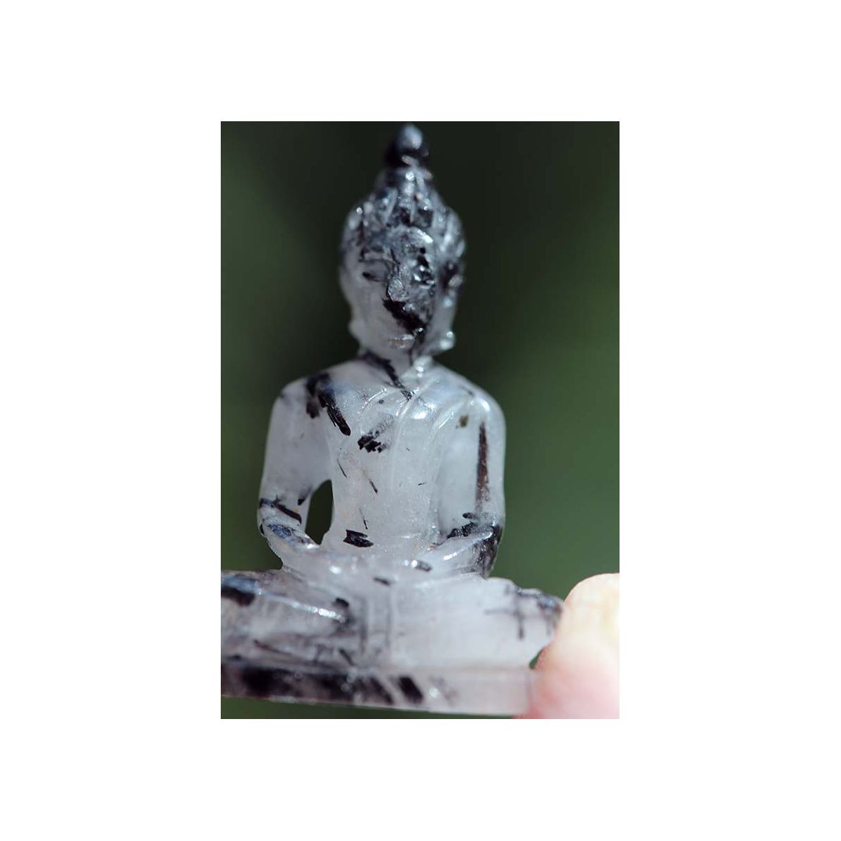 Turmalinquarz-Energie-Ganesha, sitzend