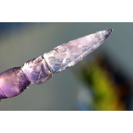 Bergkristall-Energie-Phurba(ind. Ritualdolch)