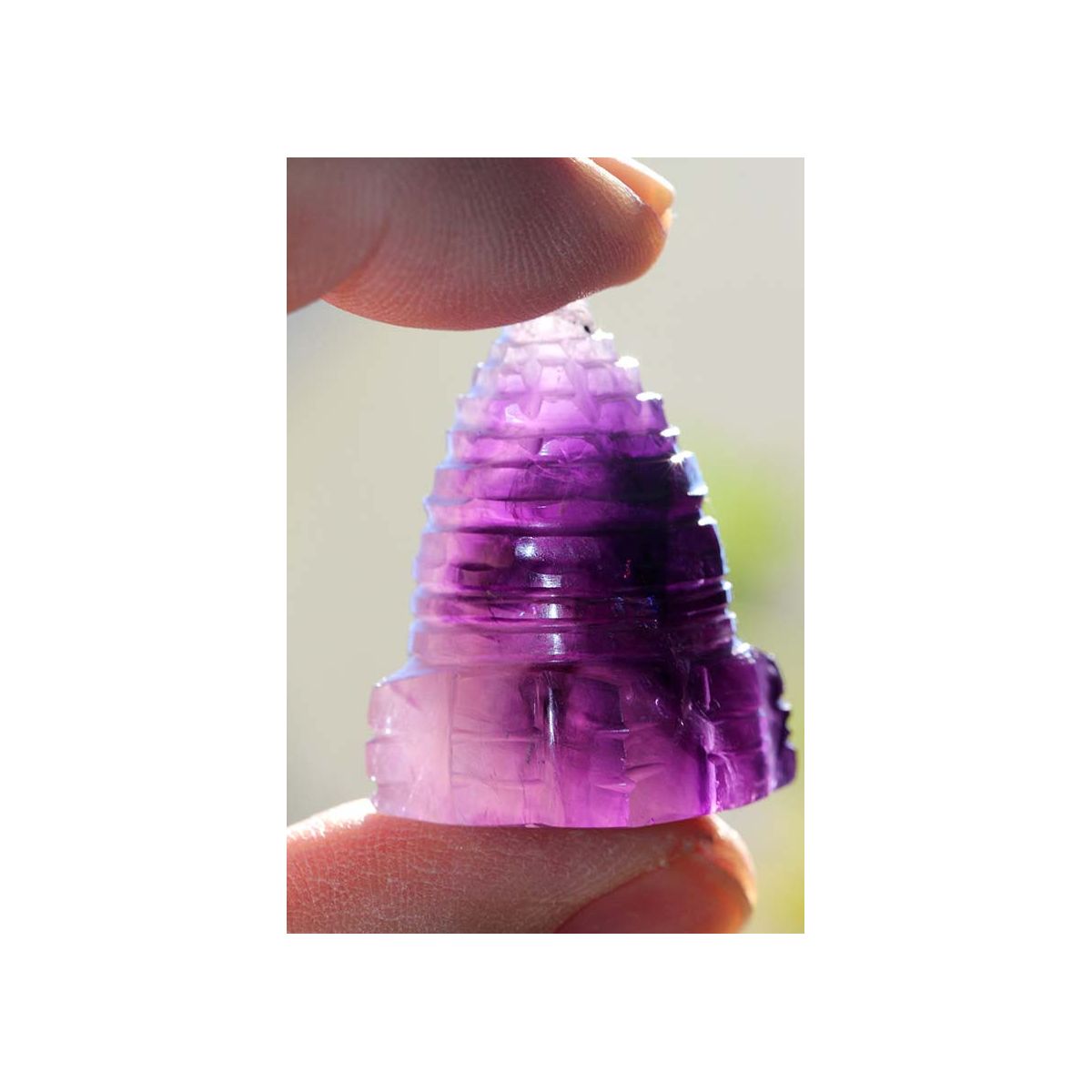 Bergkristall Shree Yantra-Energie-Kristall