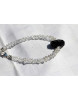 Herkimer Diamanten-Turmalinkern Schamanen-Energie-Armband-Seelenbefreiung-