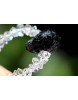 Herkimer Diamanten-Turmalinkern Schamanen-Energie-Armband-Seelenbefreiung-