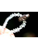 Herkimer Diamanten-Turmalinkern Schamanen-Energie-Armband-Seelenbefreiung-