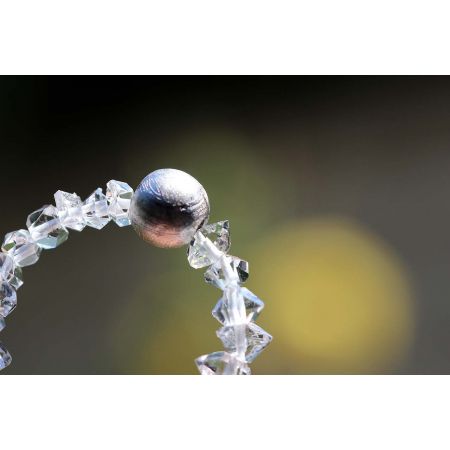 Herkimer Diamanten-Turmalinkern Schamanen-Energie-Armband-Seelenbefreiung-