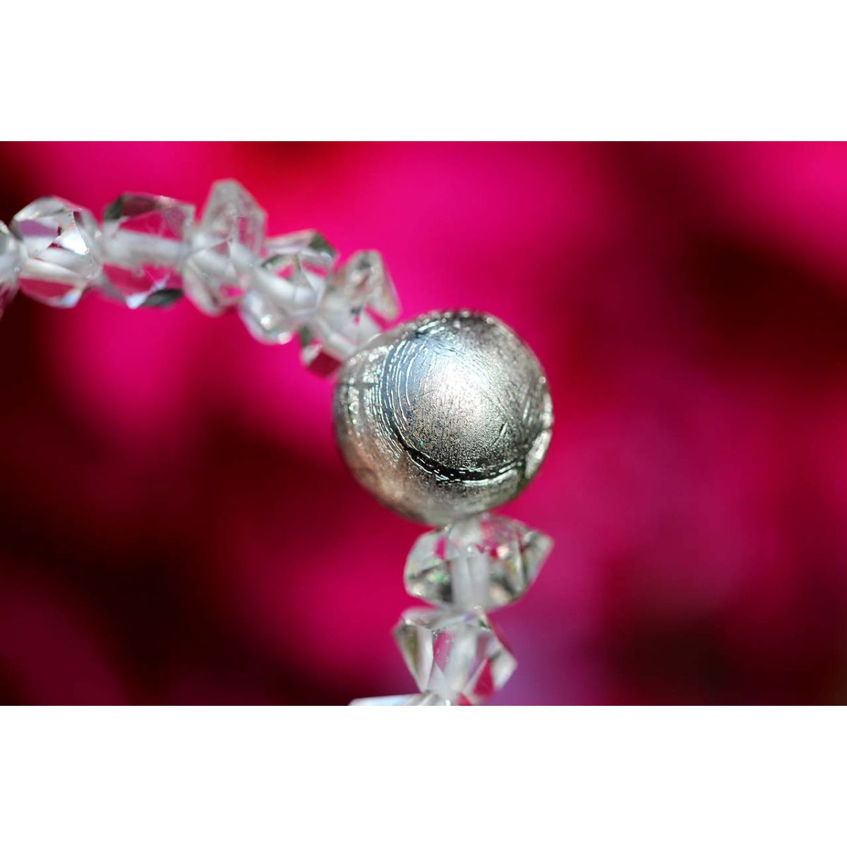 Herkimer Diamanten-Turmalinkern Schamanen-Energie-Armband-Seelenbefreiung-