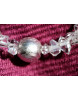 Herkimer + Meteoritkugel - Energiearmband  -powerful healer-