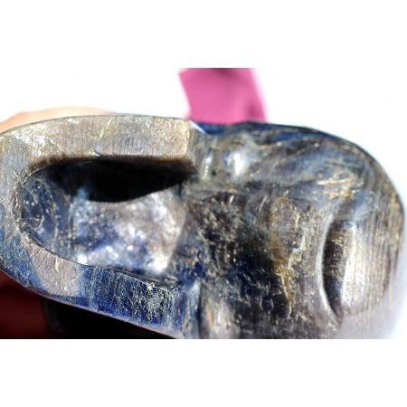 Saphir, blau-Energie-Schädel