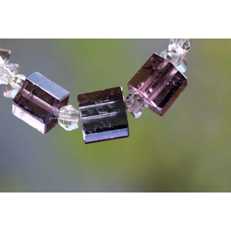 Herkimer Diamanten-Energie-Armband mit Center-Herkimer