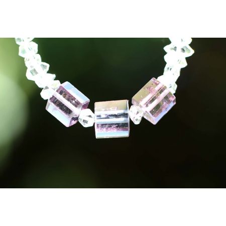 Herkimer Diamanten-Energie-Armband mit Center-Herkimer