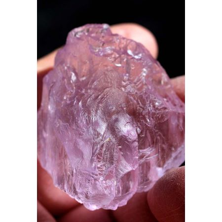 Kunzit - Energie - Doppelender - Trigonic -  Kristallstufe