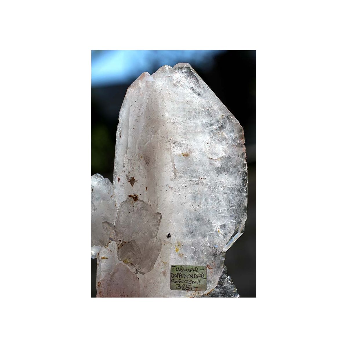 Fadenquarzaggregat - Tabular - mehrfach Doppelender, gebogen - Energie - Kristall (Göttliche Energien)