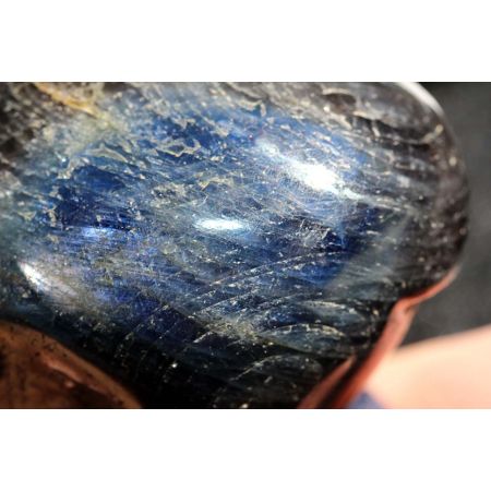 Saphir, blau-Energie-Schädel  (Klarheit und Wahrheit)