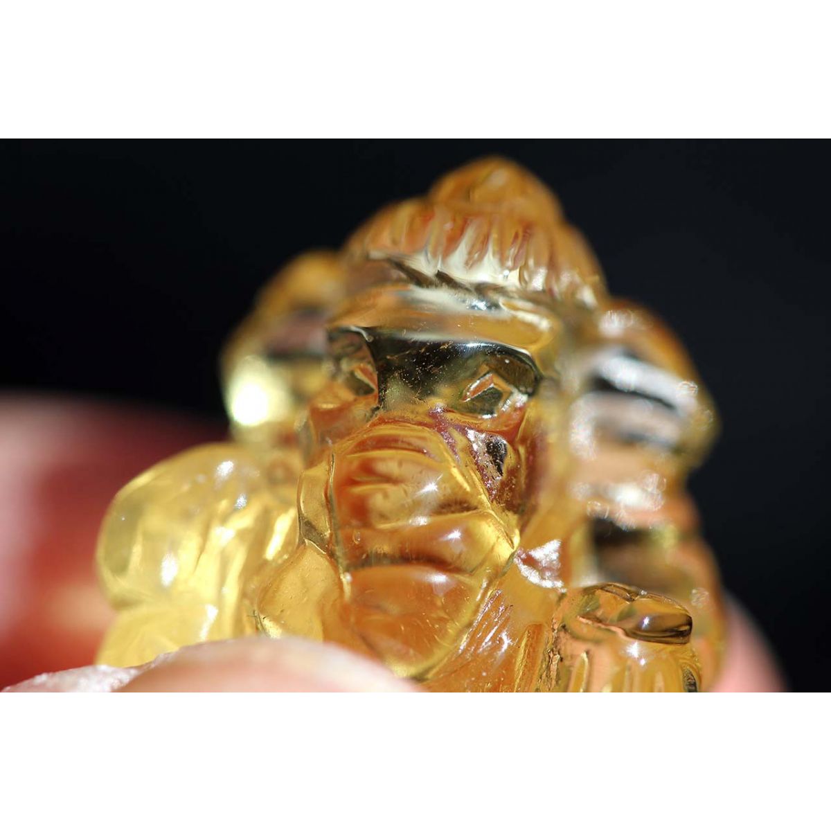 Mini-Burma-Bernstein-Ganesha  -Glück und Erfolg-