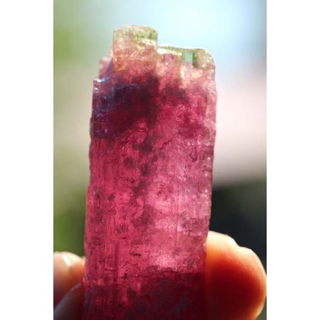 Bicolor-Turmalin-DOE-Energie-Kristall (Reichtum des Lebens)