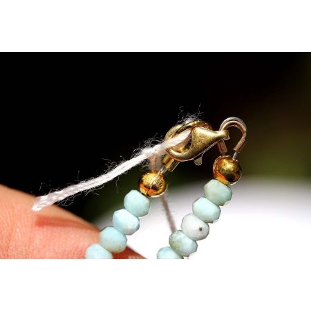 Larimar-Energie-Nuggets-Armband - Atlantisstein -