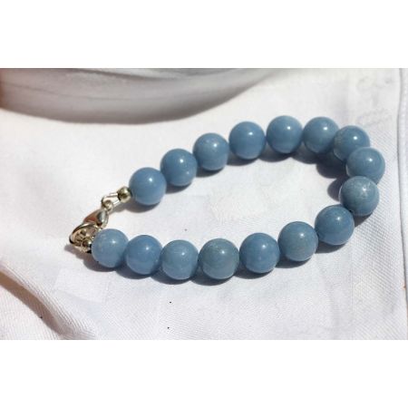 Angelit-Energie-Armband  (Engelsstein für Licht und Liebe)