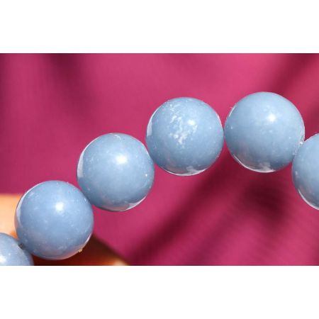 Angelit-Energie-Armband  (Engelsstein für Licht und Liebe)