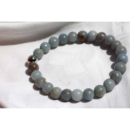 Angelit-Energie-Armband  (Engelsstein für Licht und Liebe)