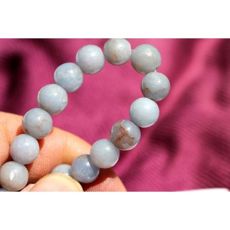 Angelit-Energie-Armband  (Engelsstein für Licht und Liebe)