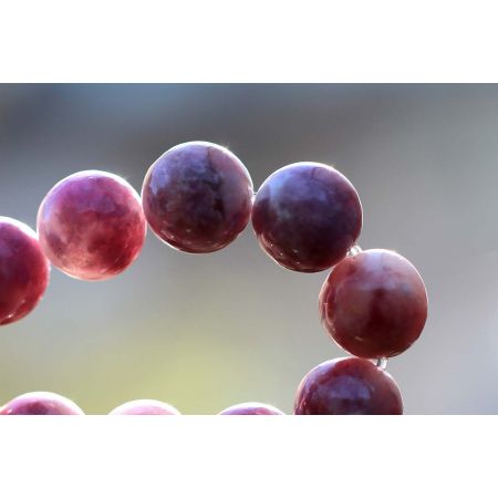 Lepidolith-Energie-Armband  (Schutzstein des inneren Friedens)