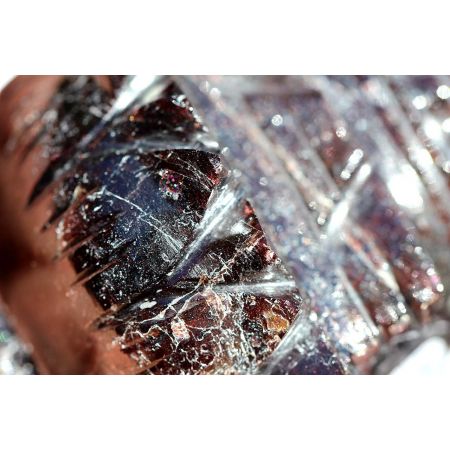 Lotus-Granat-Energie Shree Yantra Kristall (Mut zum Leben)